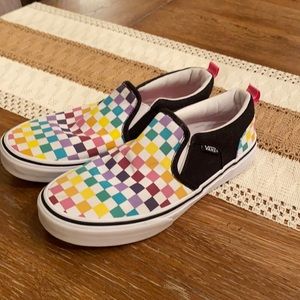 Vans Checkerboard Slip-ons Size 5 EUC